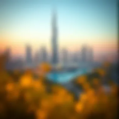 Visionary Concept of Burj Binghatti Concept art illustrating the future landscape of Burj Binghatti