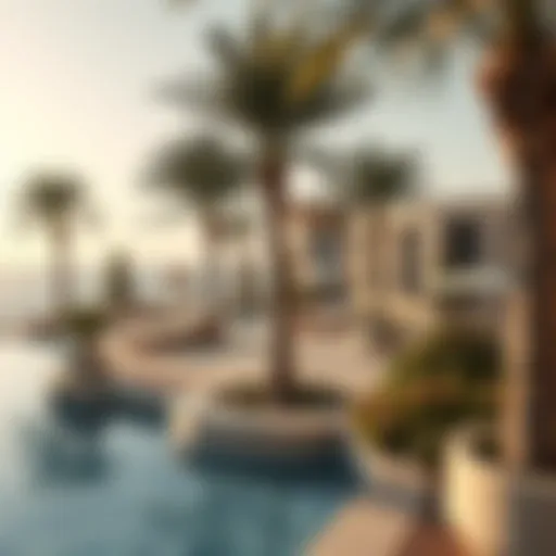 Scenic Overview of Cedar Creek Beach Emaar Scenic view of Cedar Creek Beach Emaar showcasing luxury amenities