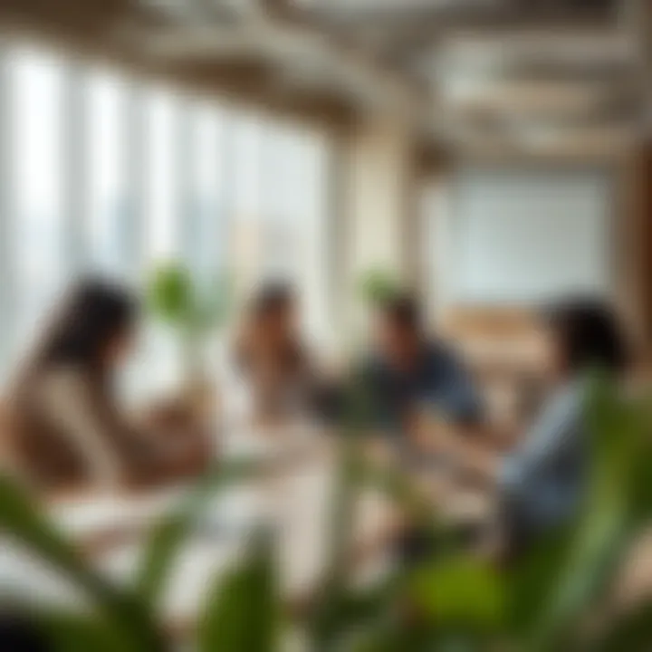 Collaborative workspace fostering creativity and interaction