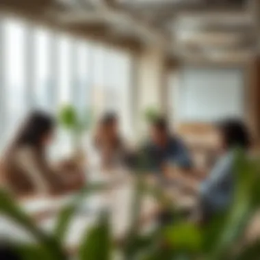 Creative Collaboration in Coworking Collaborative workspace fostering creativity and interaction