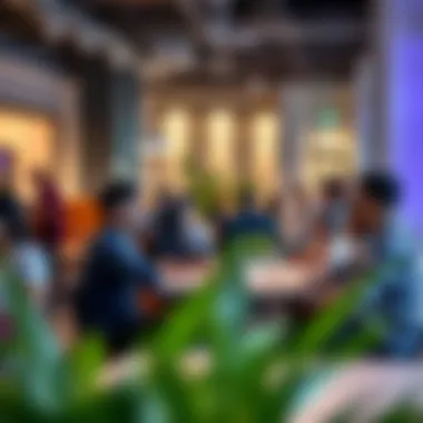 Community Engagement in Coworking Spaces A vibrant community gathering in a coworking space