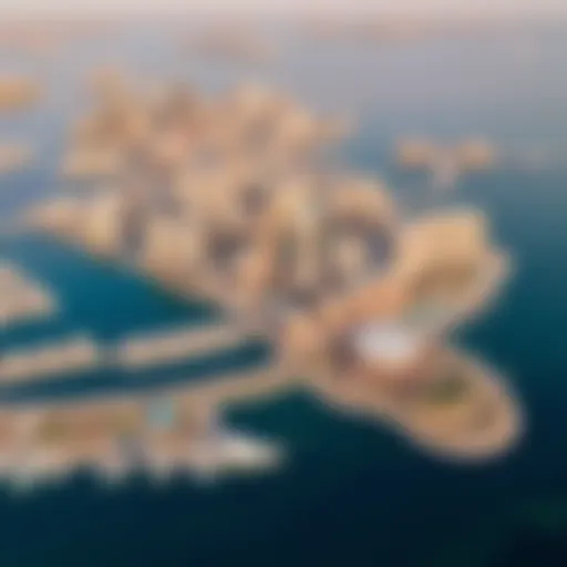 Aerial view of Damac Maritime City showcasing its impressive skyline and waterfront.