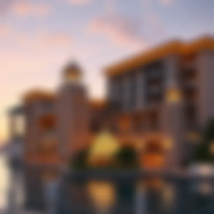 Stunning architecture of Dubai Creek Club