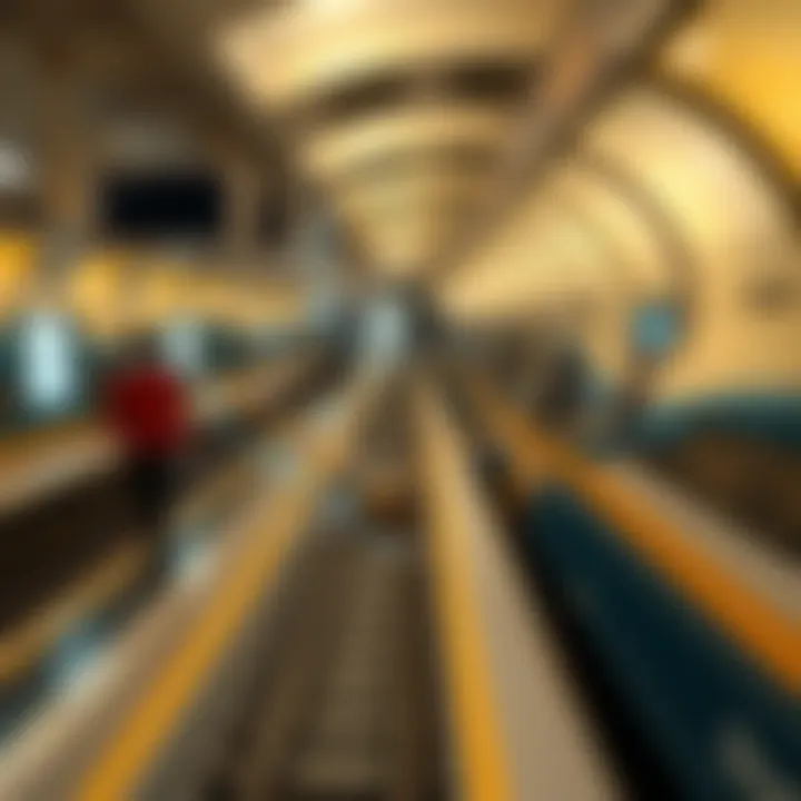 Detailed overview of Dubai Metro zones with highlighted routes