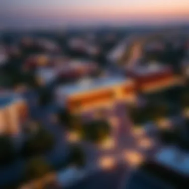 Aerial view of the surrounding environment of Dubai Vista Estate