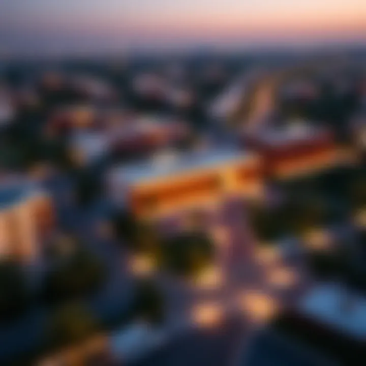 Aerial view of the surrounding environment of Dubai Vista Estate