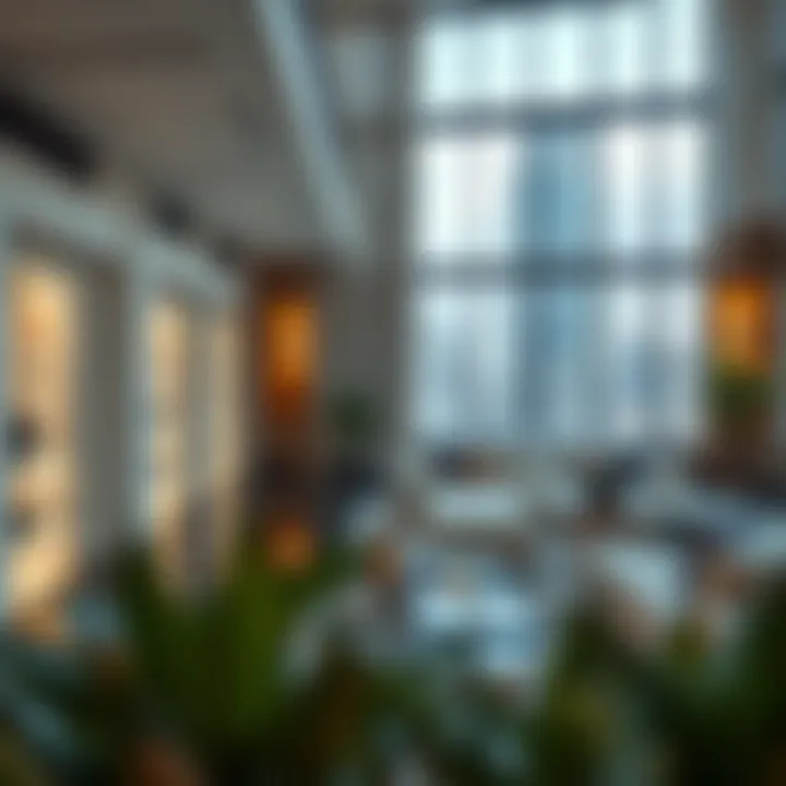 Amenities offered in a high-end executive residence
