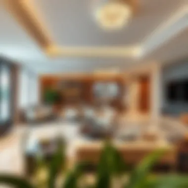 Luxurious interior of an executive residence showcasing modern design