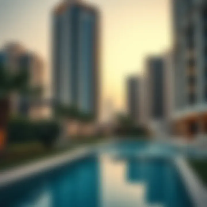 Prime location of executive residences in Dubai