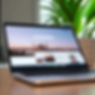 Freelancing Platform Specific to the UAE A close-up of a laptop displaying a popular freelancing platform tailored for the UAE market.
