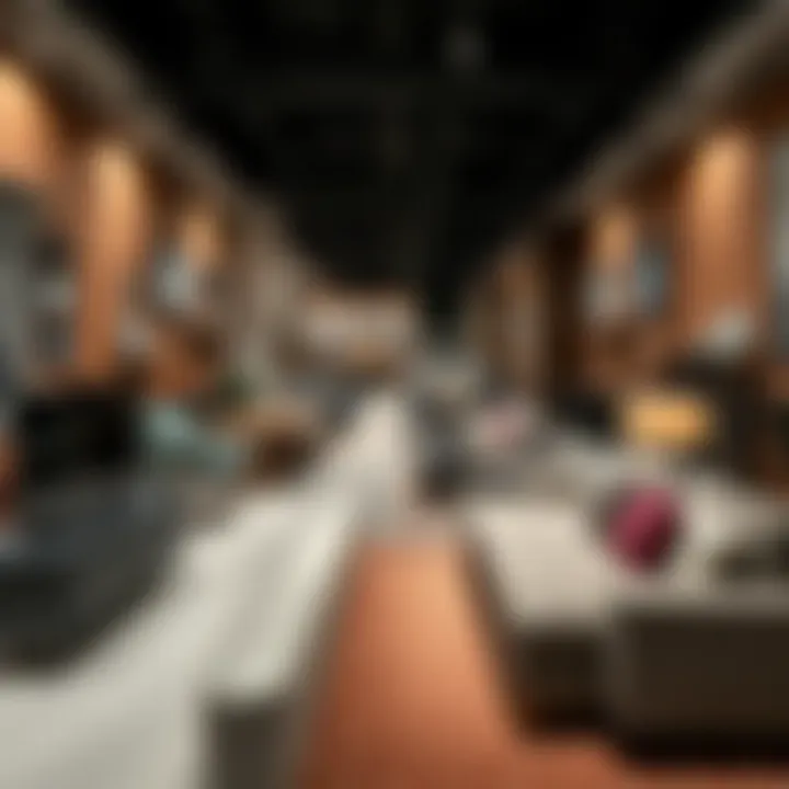 A section dedicated to contemporary furniture selections.