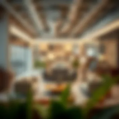 Interior layout highlighting diverse home furnishing displays.