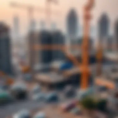 Construction site illustrating infrastructure growth in Dubai