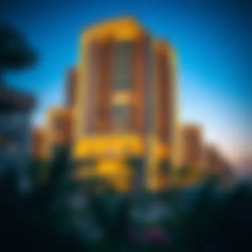 Stunning exterior view of Jannat Midtown showcasing modern architectural design