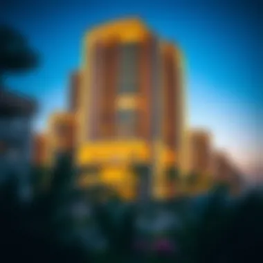 Modern Architectural Design of Jannat Midtown Stunning exterior view of Jannat Midtown showcasing modern architectural design