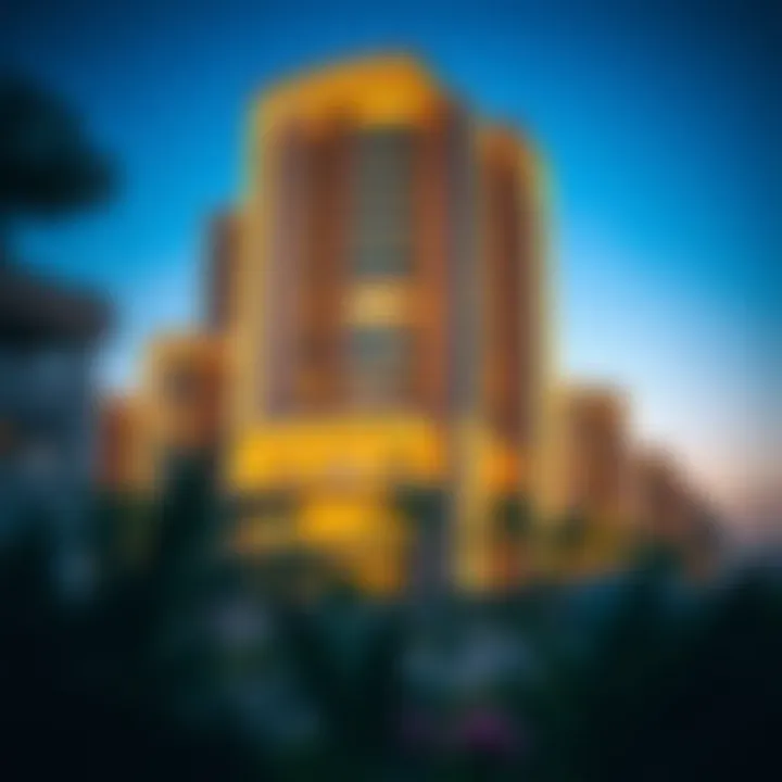 Modern Architectural Design of Jannat Midtown Stunning exterior view of Jannat Midtown showcasing modern architectural design