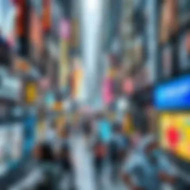 Bustling Commercial Environment at ู
ูู WTC Vibrant commercial activities at ู
ูู WTC