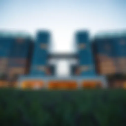 Architectural Marvel of مول WTC Stunning exterior view of مول WTC at Dubai World Trade Center