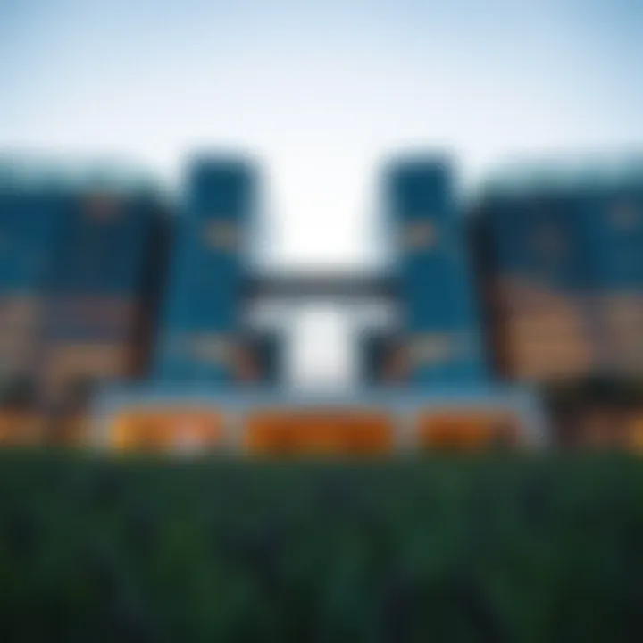 Architectural Marvel of ู
ูู WTC Stunning exterior view of ู
ูู WTC at Dubai World Trade Center