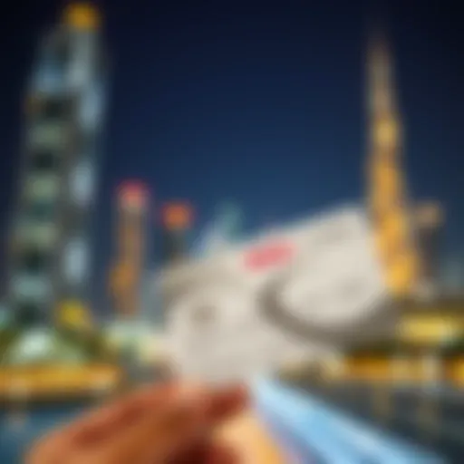 NOL Card Monthly Pass displayed with Dubai skyline