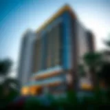 Stunning facade of Oceana Residences showcasing modern architecture