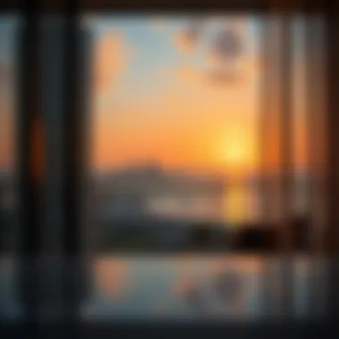 Sunset Serenity from Oceana Residences Breathtaking sunset view from a balcony overlooking the sea