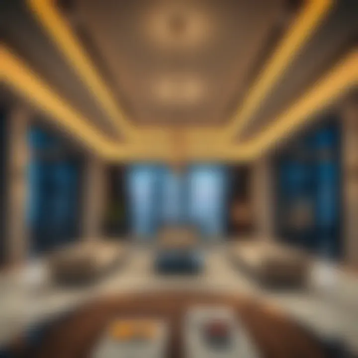 Interior shot highlighting the innovative architecture of One Zabeel