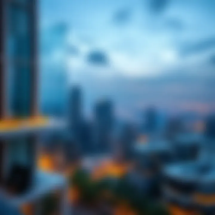 Scenic views from Park Gate Residences Tower A