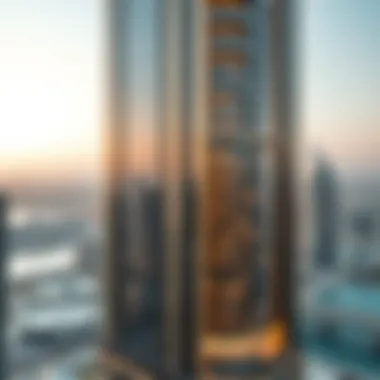 Stunning view of Prime Tower in Business Bay