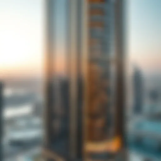 Stunning view of Prime Tower in Business Bay