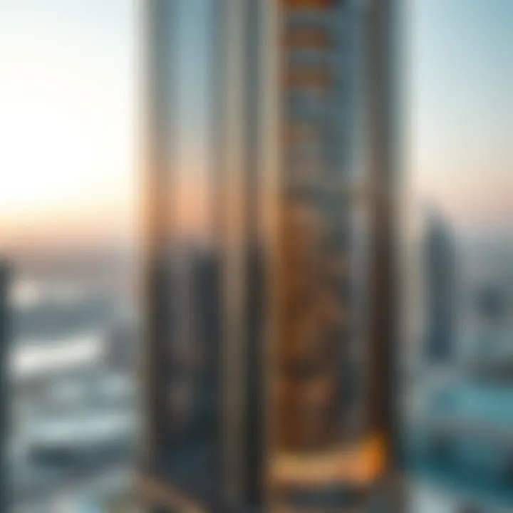 Stunning view of Prime Tower in Business Bay