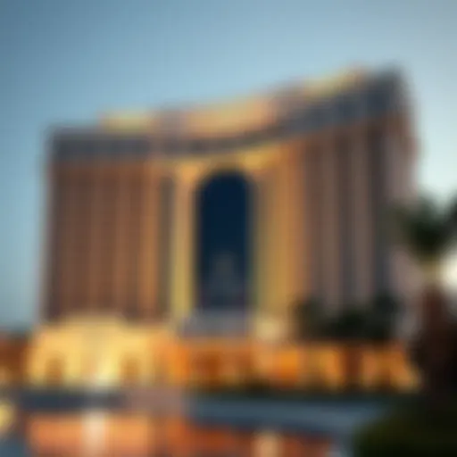 Stunning view of Raffles The Palm exterior