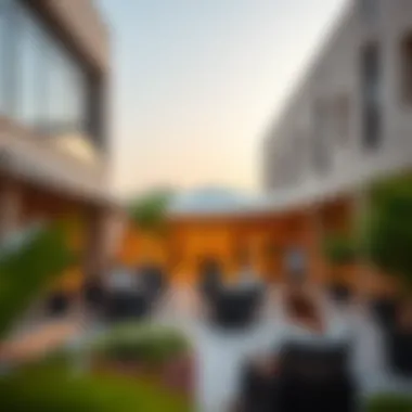 Community spaces in روضة النايفة promoting social interaction