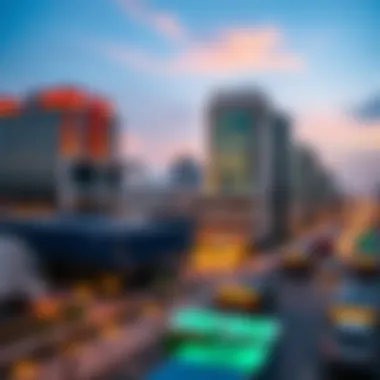 Overview of Dubai Industrial City with amenities