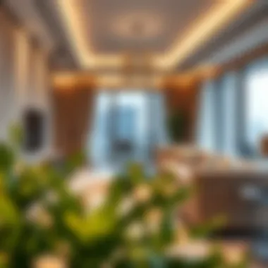 Luxurious living space inside Safi Apartments highlighting contemporary design