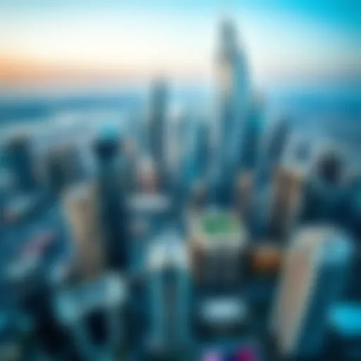 Aerial view of Dubai's skyline showcasing secondary real estate developments