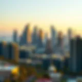 Stunning view of the Skyland Dubai skyline showcasing modern architecture