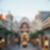 A panoramic view of Souk Naif Plaza showcasing its unique architectural design