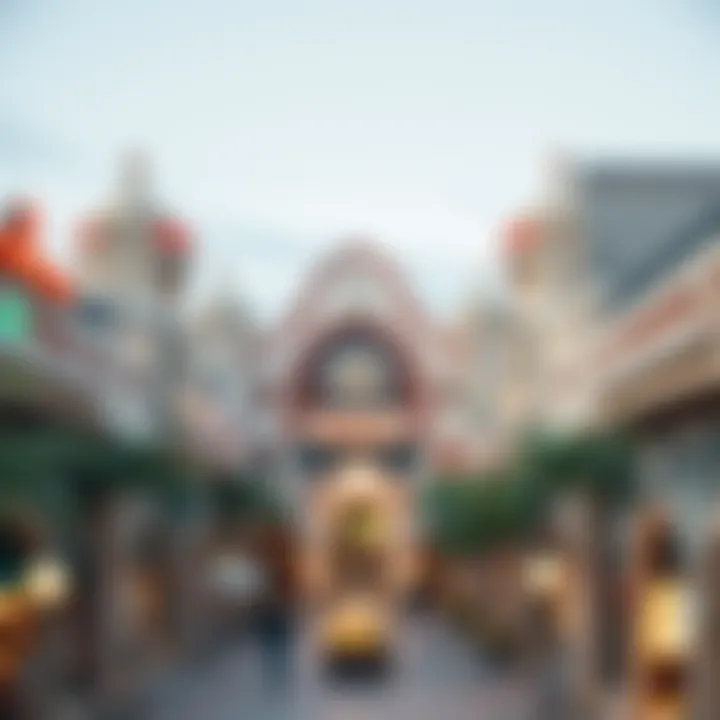 A panoramic view of Souk Naif Plaza showcasing its unique architectural design