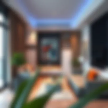 Modern studio apartment interior in Deira