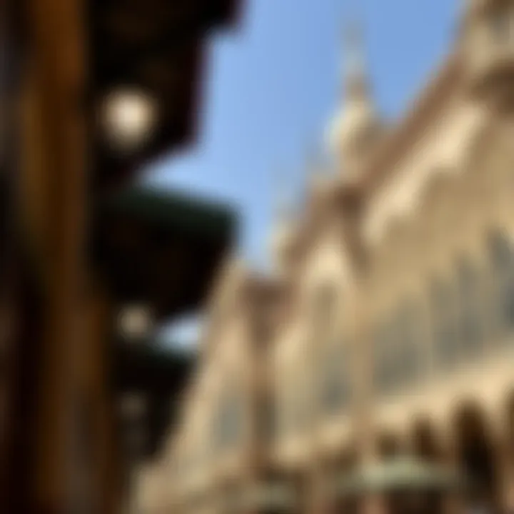 Architectural Elegance of Dubai Intricate architectural details of traditional Dubai structures