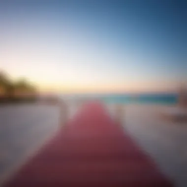 Exclusive Beach Access in Dubai Private beach access of high-end residential community in Dubai