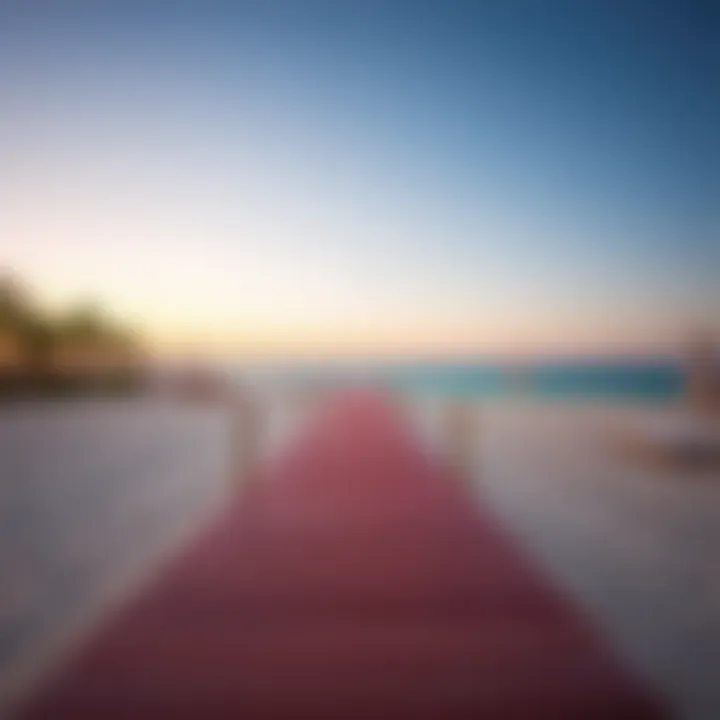 Exclusive Beach Access in Dubai Private beach access of high-end residential community in Dubai