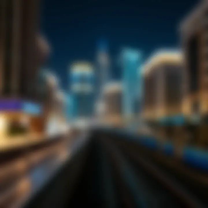 Impact of Blue Line on Real Estate Market Infographic illustrating the impact of the Blue Line on Dubai's real estate market