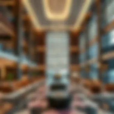 Stunning Lobby of SLS Hotel Dubai Elegant lobby design showcasing modern architecture