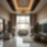 Luxurious interior of a two-bedroom villa in Mohammad Bin Zayed City