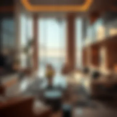 Elegant interior design of a Dubai vacation property