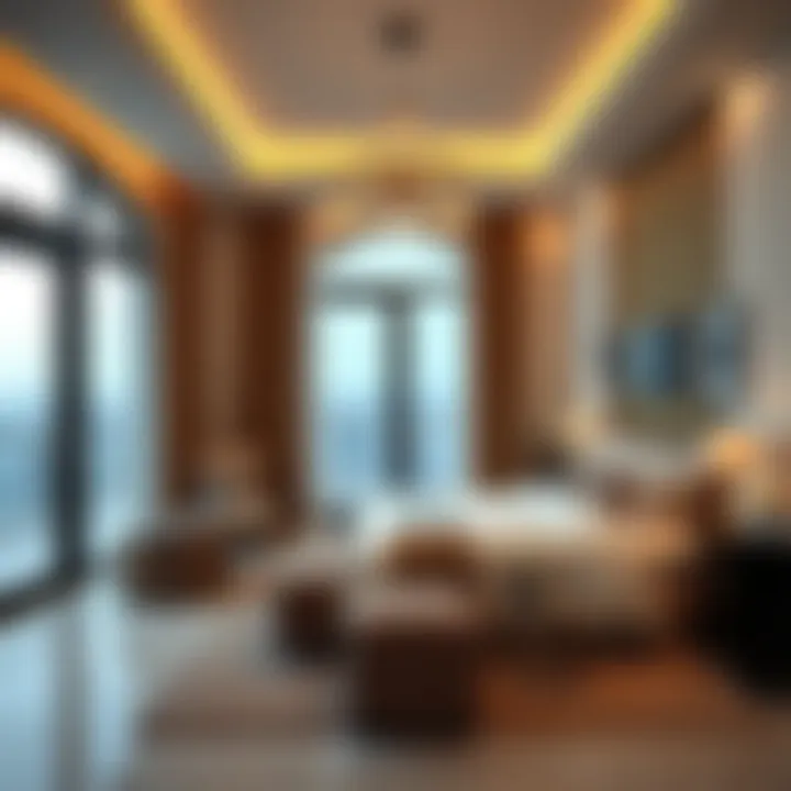 Luxurious villa room in Mirdif showcasing elegant decor