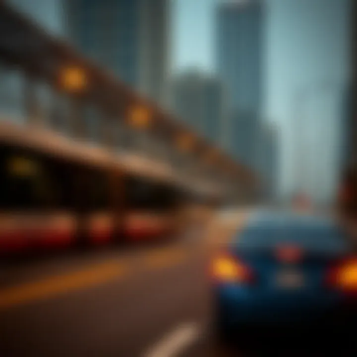 Public transport options available near Al Qusais flats