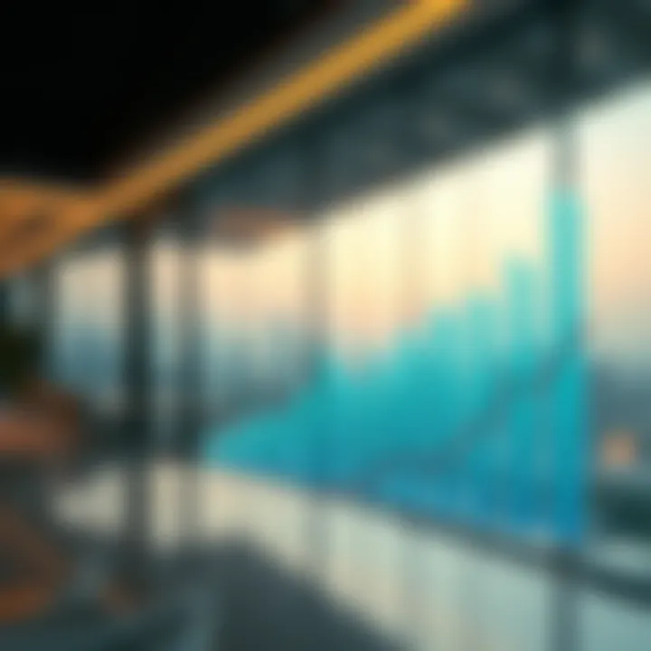 Real estate market trends graph relevant to JLT and Fortune Executive Tower